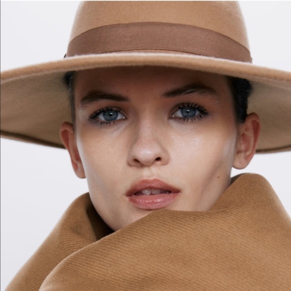 Zara Wide Brim Wool Hat - Picture 9 of 17